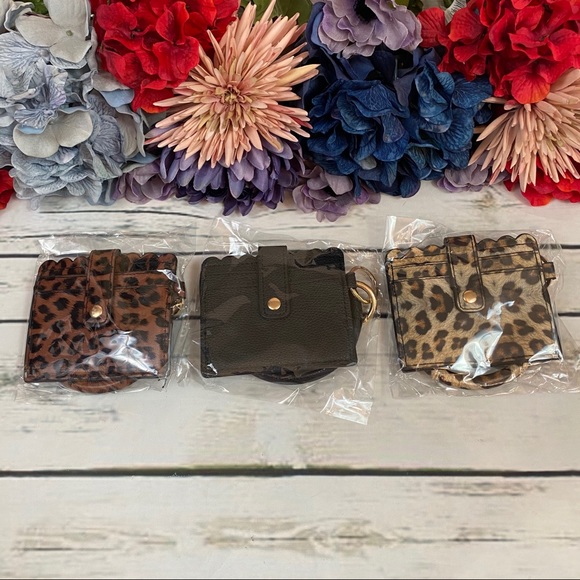 Bags Keyring Bracelet With Wallet Credit Card Holder Poshmark